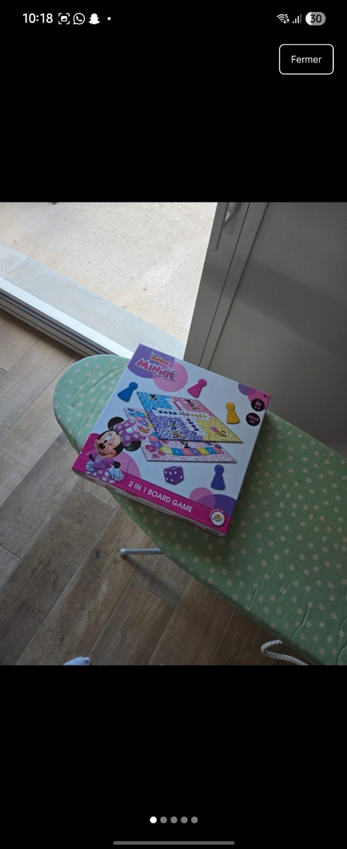 Jeu société minnie