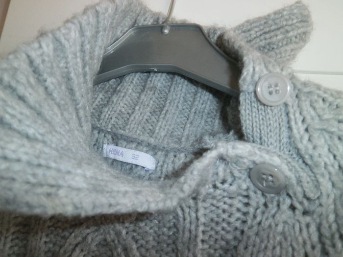 Robe Hema laine et acrylique grise - photo numéro 4
