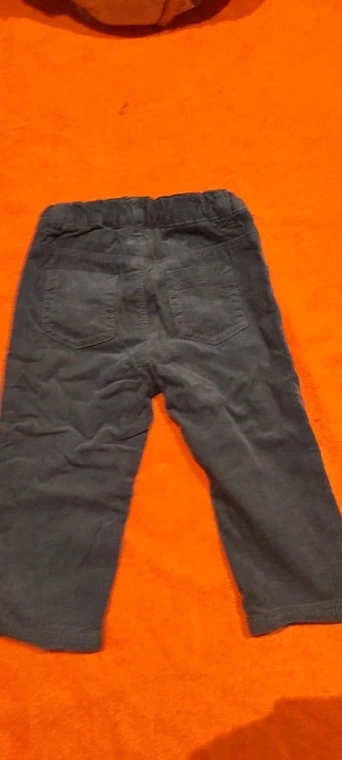 Pantalon velours doublé Kiabi 18 mois - photo numéro 3