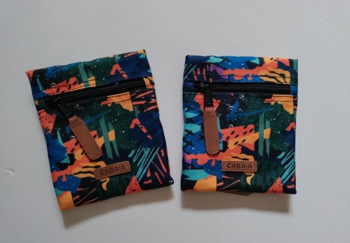 Lot de 3 pochettes cabaïa noires multicolore - photo numéro 3