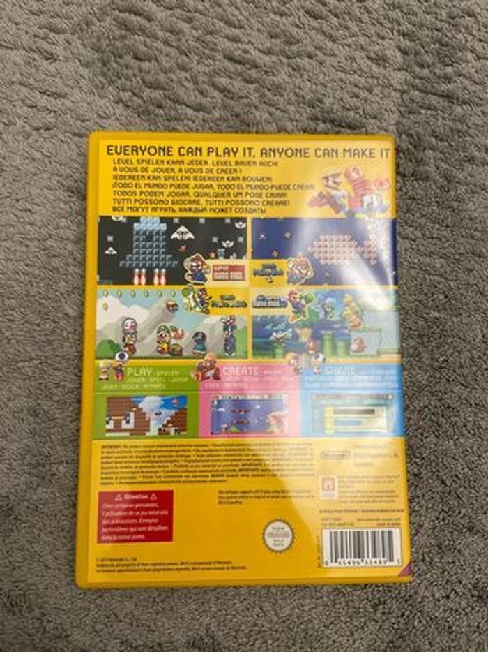 Jeu Wii U Super Mario Maker - photo numéro 2