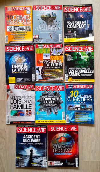 11 magazines science & vie thème Société