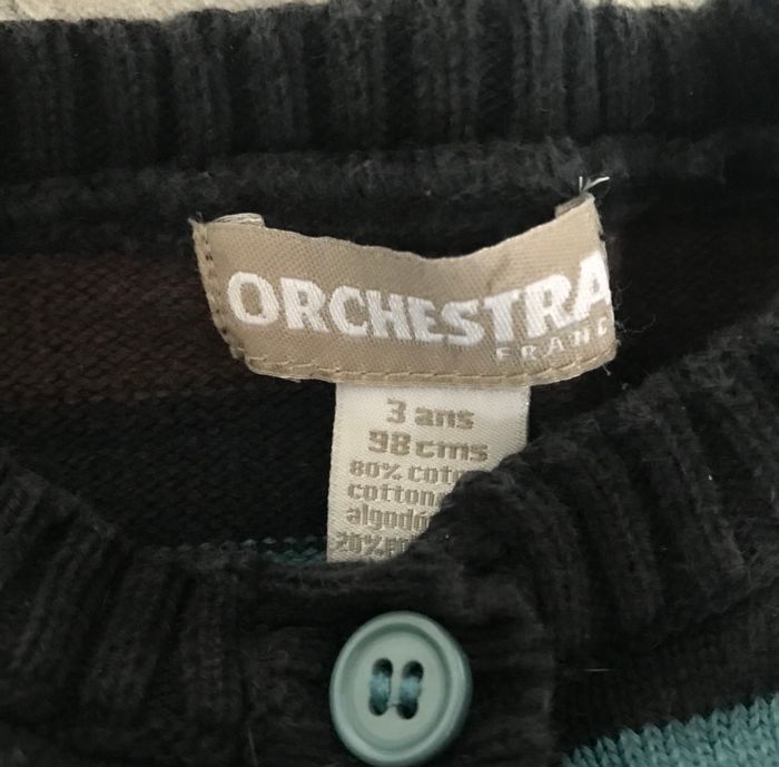 Gilet 3 ans Orchestra - photo numéro 3