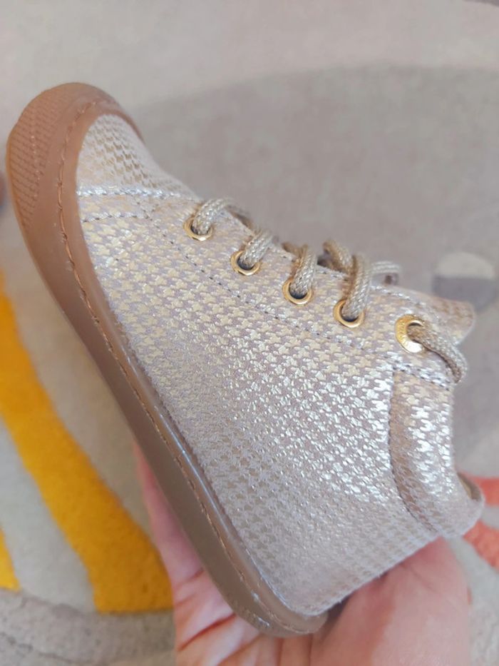 Chaussures cuir Naturino dorées 24 - photo numéro 4
