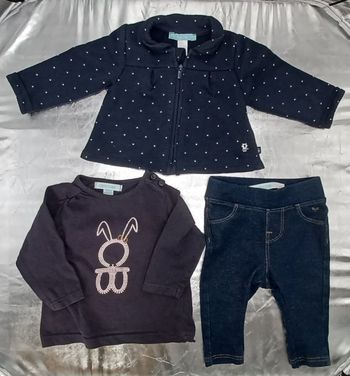 🚼🍼LOT – Vêtement Bébé – Ensemble 3 mois - 3 Pc