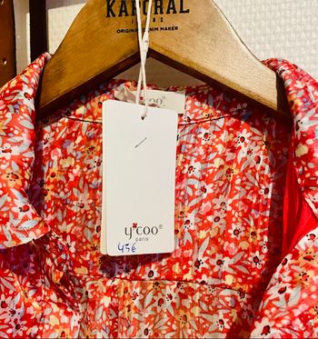 Chemisier fleurie multicolore y’ coo Paris 🌺🌸