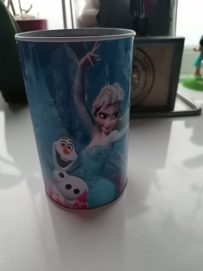 Lot x2 tasses reine des neiges Frozen donne pot à crayon - photo numéro 8