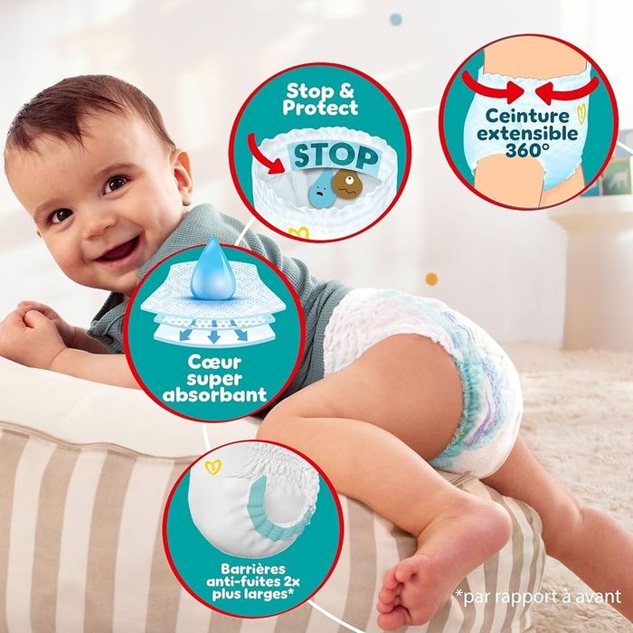 Pampers  Baby-Dry Pants Taille 5 - photo numéro 2