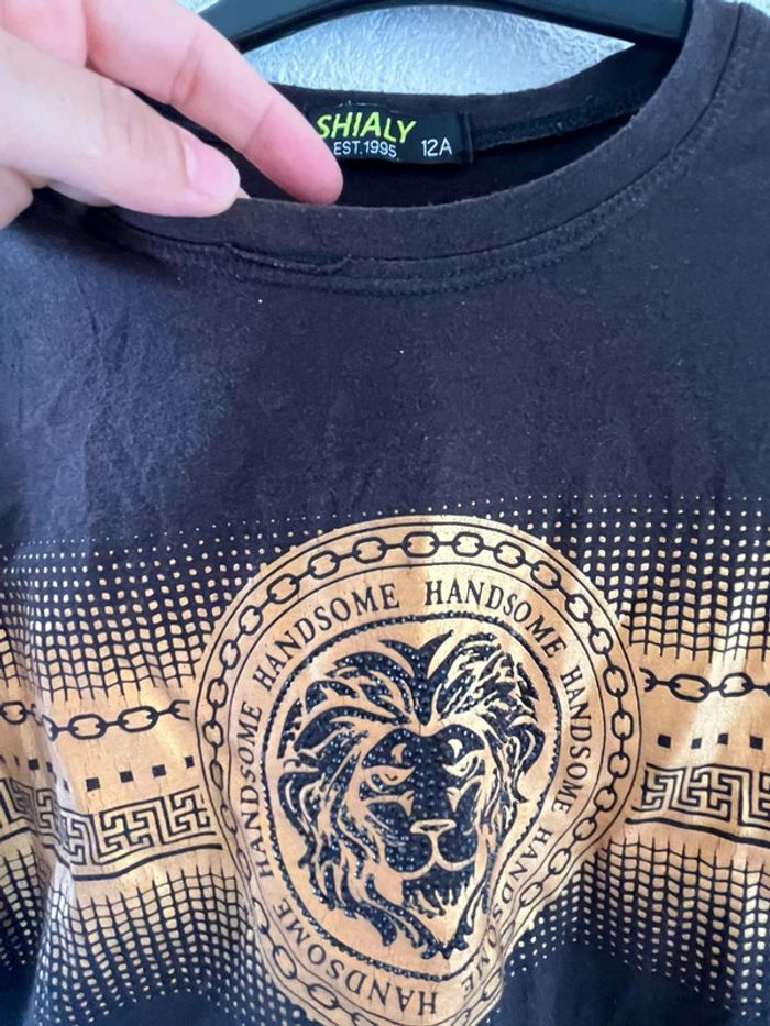 T-shirt doré Taille 12 ans 💫 - photo numéro 3