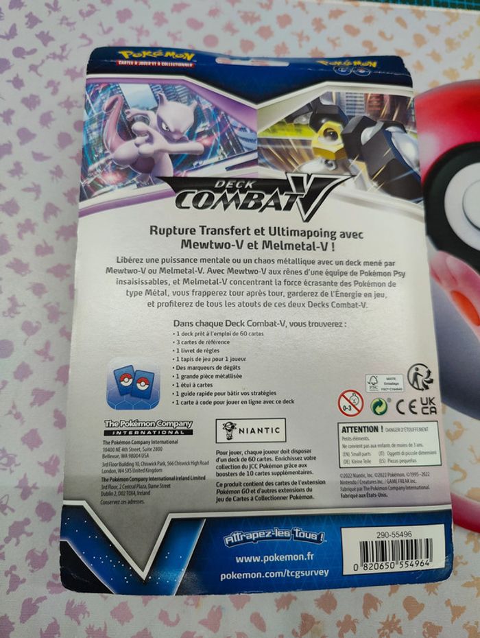 Deck de combat Pokémon GO Melmetal V Battle Deck NEUF et scellé - photo numéro 2