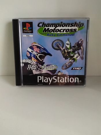 Championship motocross ft.Ricky Carmichael PlayStation 1 Psone Ps1 Pal complet