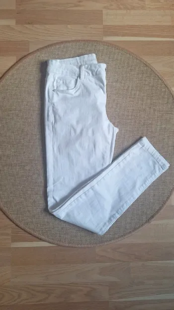 Jean femme couleur blanc Promod