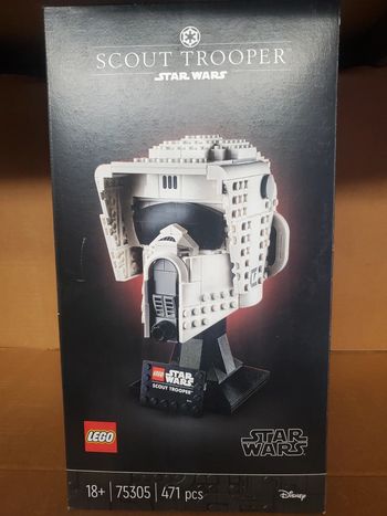 Lego Star Wars casque scout troopers.
