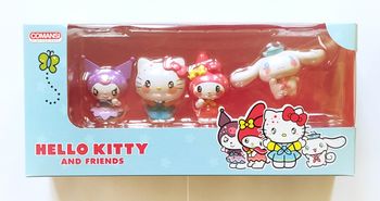 Hello Kitty & Friends - Pack x4 Figurines Kawaii - Comansi