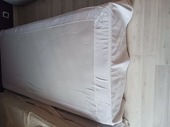 cache sommier blanc pour lit 1 pers 100 % coton Scénario