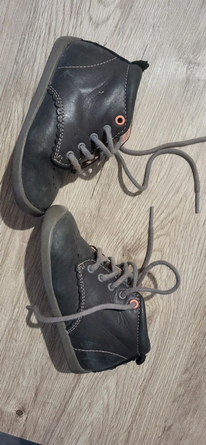 Chaussures fille taille 23 cuir verbaudet - photo numéro 2