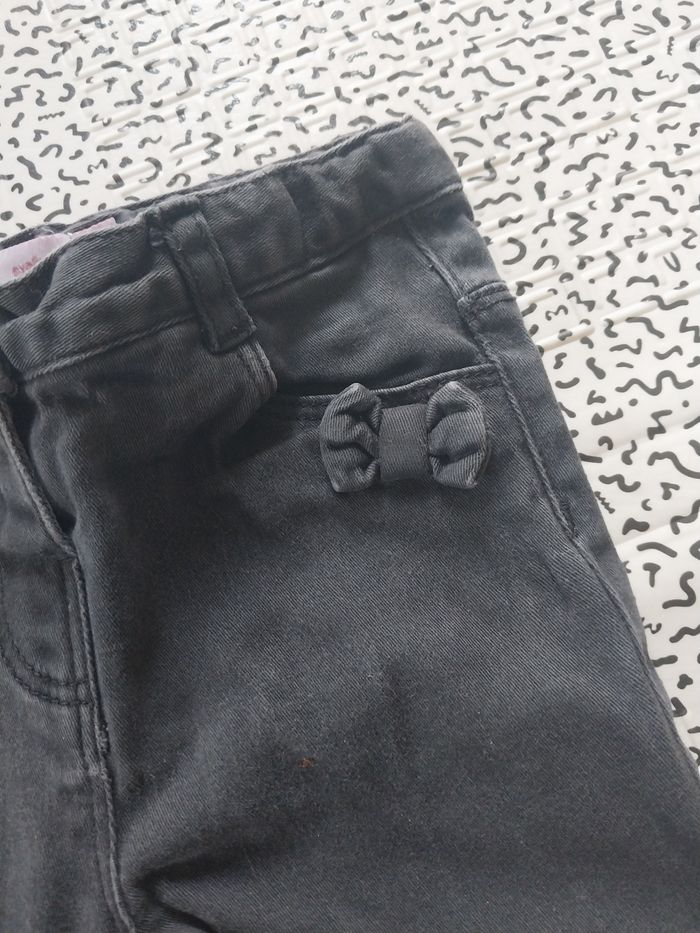 Jean gris fille 18 mois – BY GÉMO - photo numéro 3