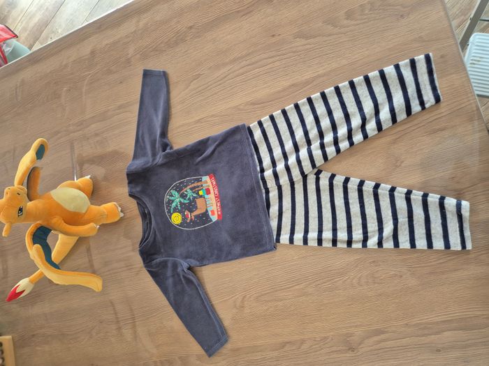 Pyjama 2 ans reconstitué - Haut Tape à l'Œil 24 mois & Bas Orchestra 2 ans - photo numéro 2