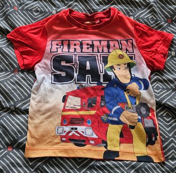 Tee short Sam le pompier