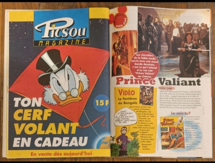Ancien journal de mickey avec cadeau + fiches N°2355 1997 - photo numéro 7