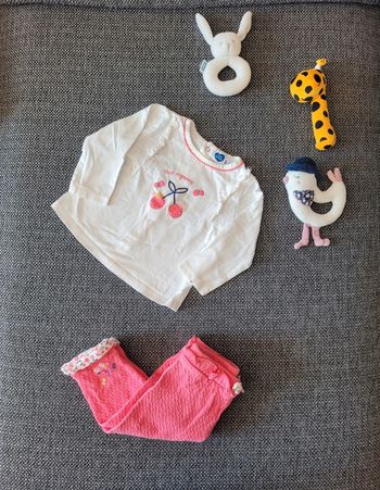 Ensemble fille 9 mois - 2 pièces