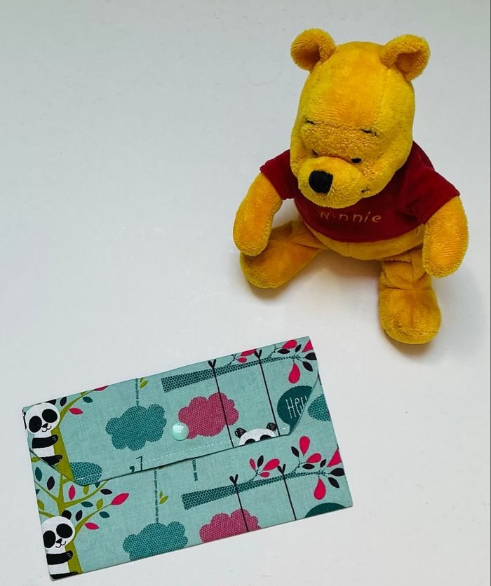 Pochette pour serviette de cantine petit panda