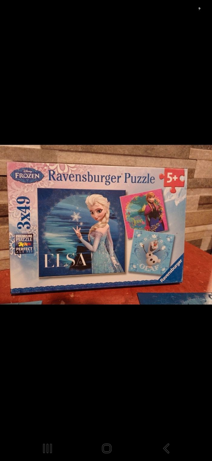 Ensemble de puzzles Reine des neiges