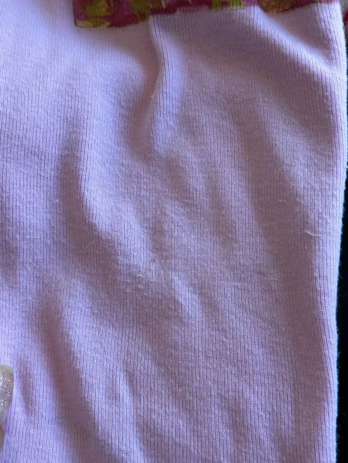 T shirt vintage y2k années 2000 en coton rose à motifs taille S/M - photo numéro 9