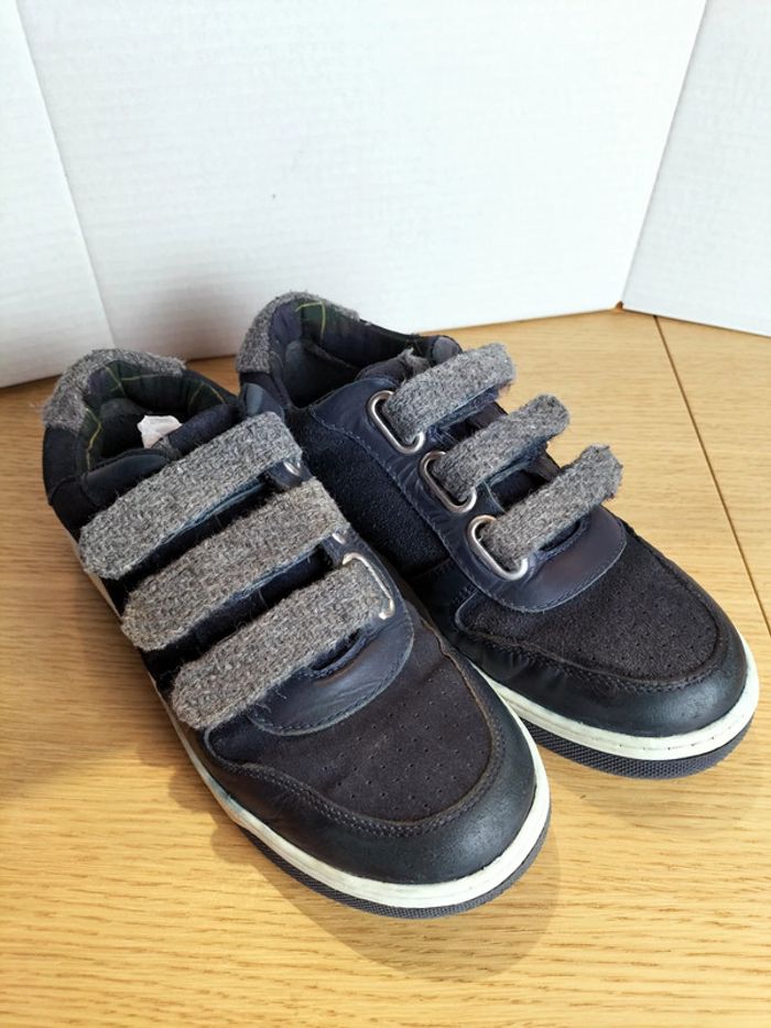 Chaussures à scratch - André - marine - 36 - photo numéro 2
