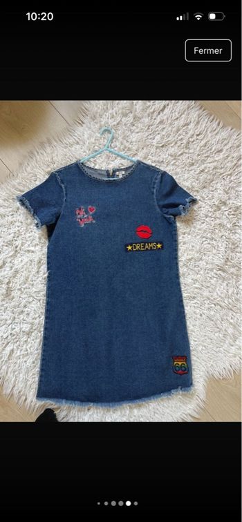 Robe coton denim Ovs made in Italy M eu38  it42