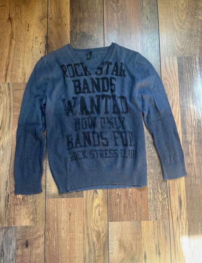 Pull Benetton léger 6-7 ans