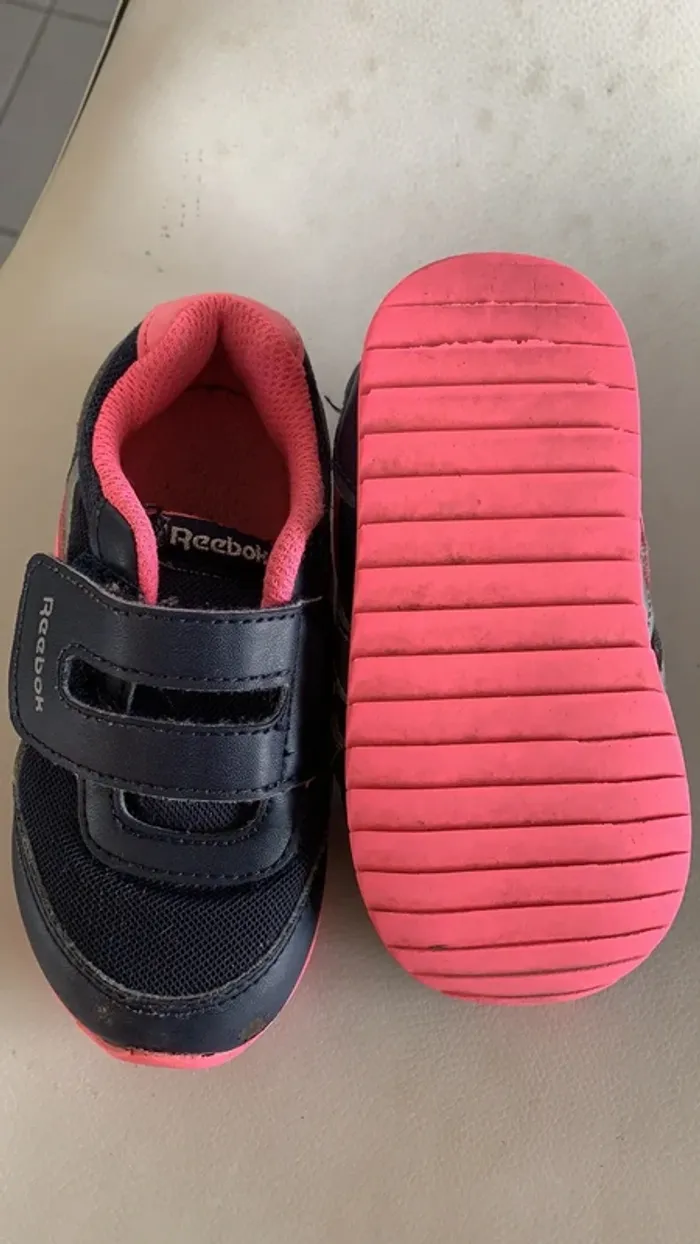Baskets fille Reebok - Rose et bleu - photo numéro 7