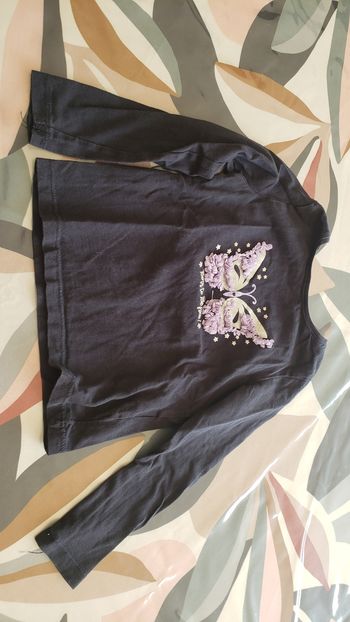 Tee short 3 ans fille manche longue