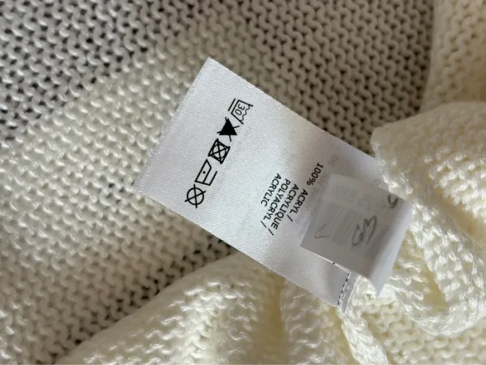 Joli top sans manches blanc tricot Taille L Bristol - photo numéro 5