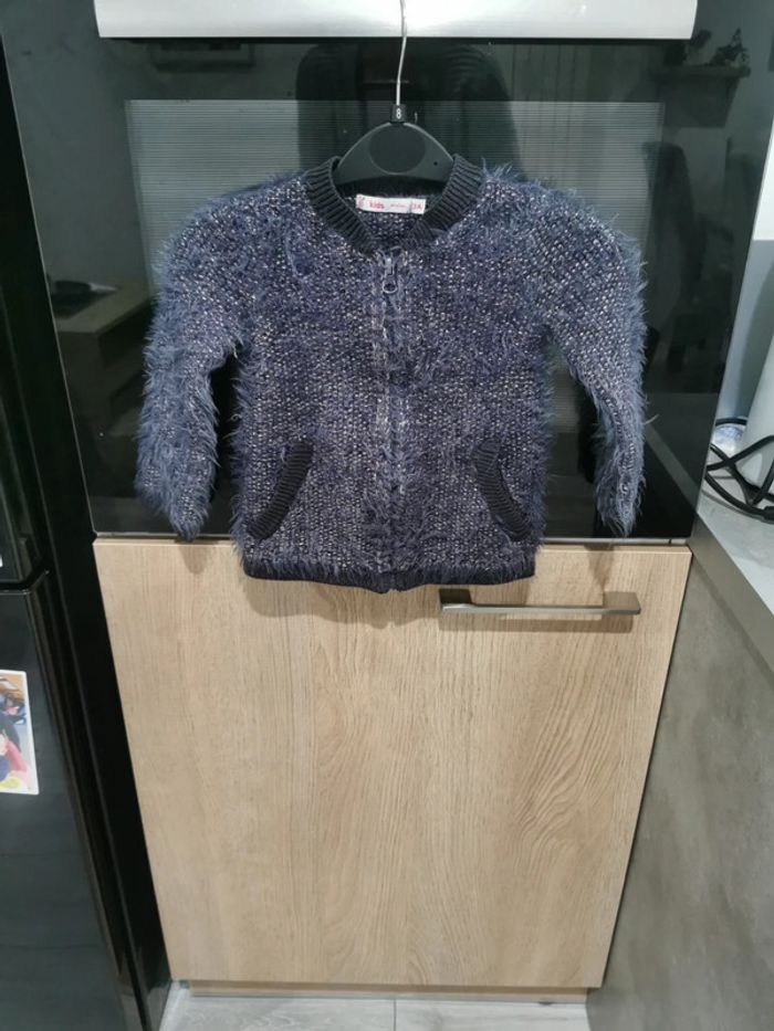 Gilet fille 3 ans violet Gémo