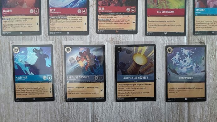 Lot de 19 cartes Foils / Brillantes Lorcana Chapitre 1 - photo numéro 5