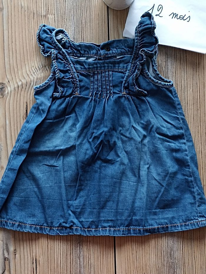 Robe jean 12 mois - photo numéro 3