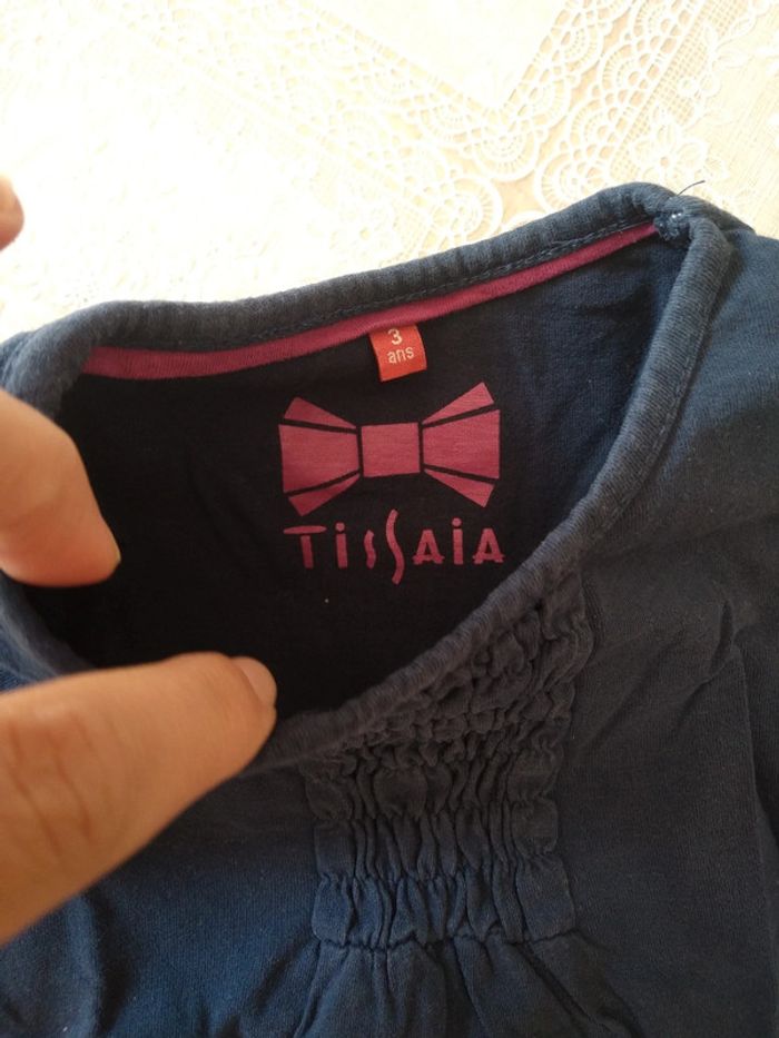 Tee-shirt bleu marine 3 ans - photo numéro 5