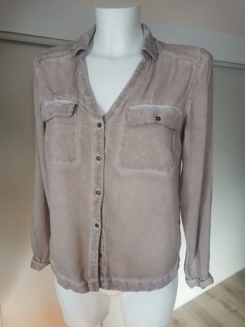 Blouse marron clair