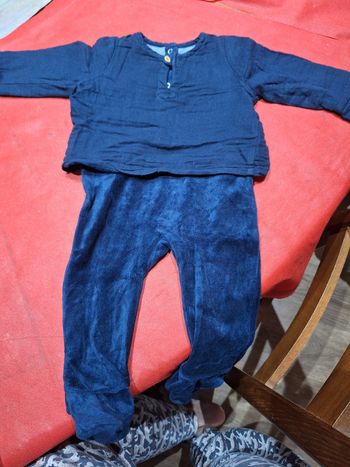 Pyjama bleu marine vertbaudet