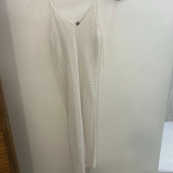 Robe longue dentelle crochet