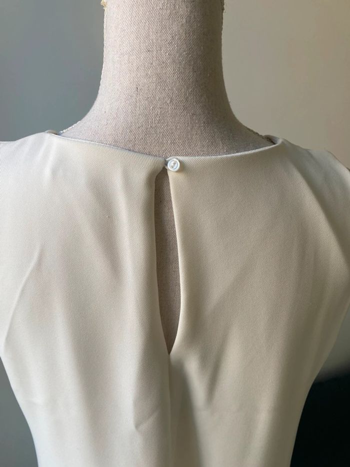 Robe blanche Zara taille L - photo numéro 3