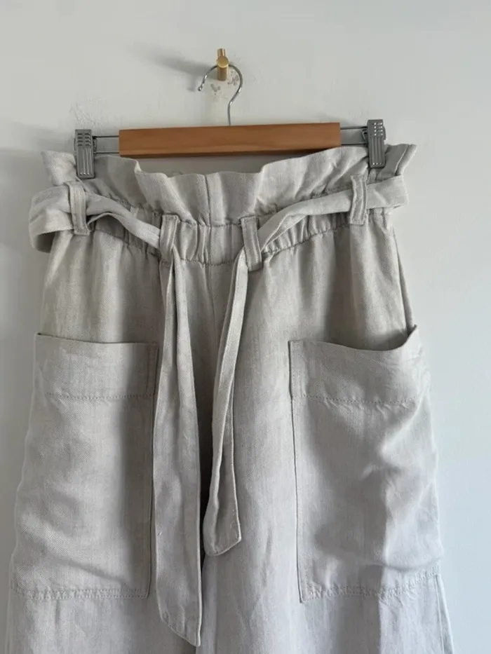 Pantalon écru Samsoe Samsoe - photo numéro 3