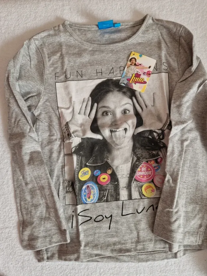Tee shirt soy luna taille 6 ans neuf