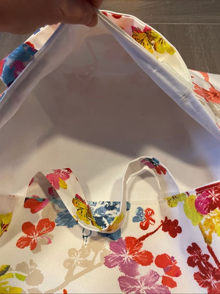 Sac à tarte fleurs colorées - photo numéro 4