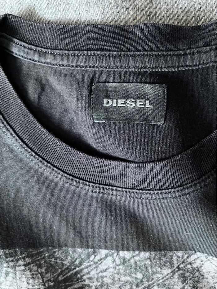 T-shirt imprimé loup Diesel - photo numéro 2