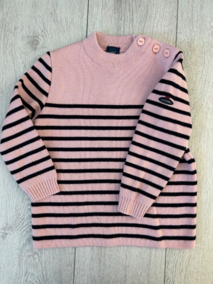 Pull Saint James rose 8 ans