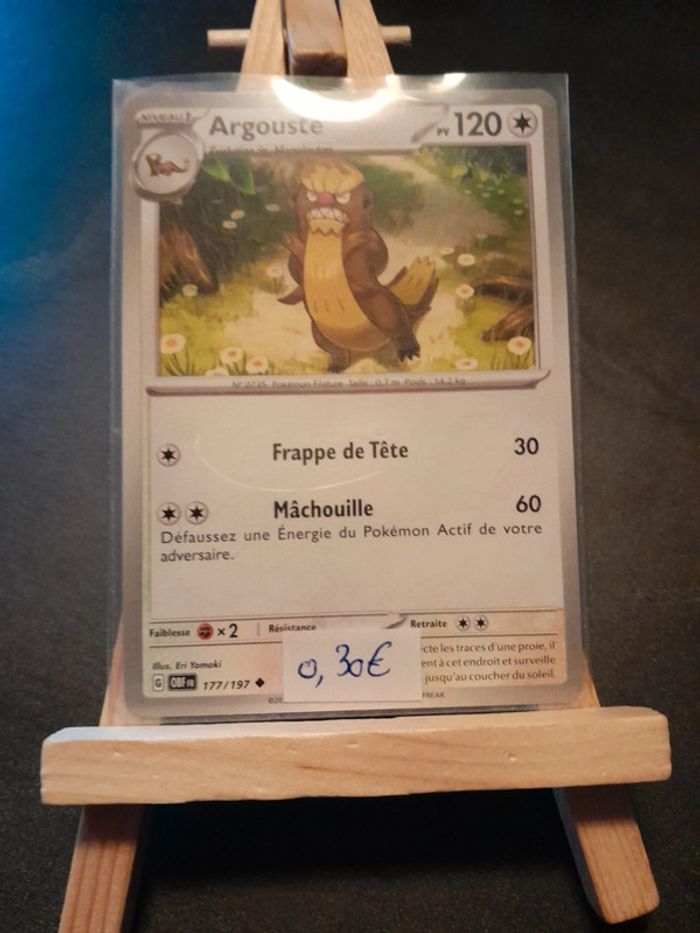 Carte Pokémon Argouste 177/197