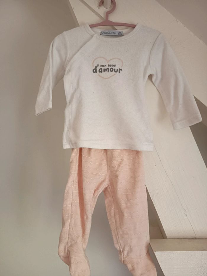 Pyjama 2 pièces avec pressions