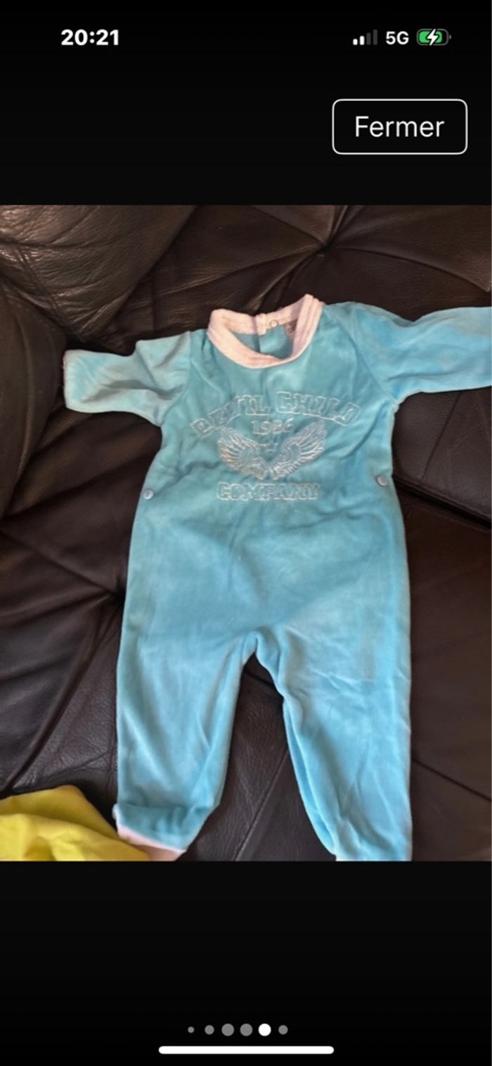 Pyjamas bébé garçon  3 mois - photo numéro 2